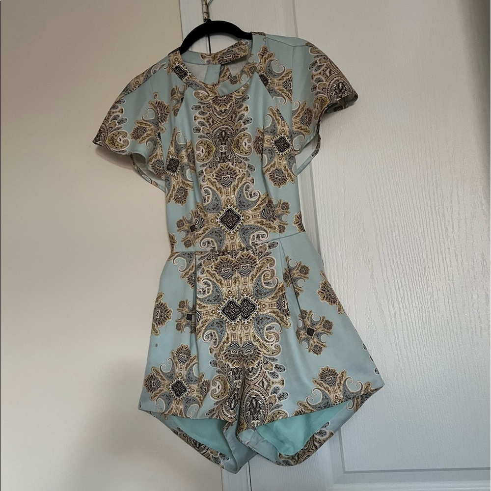 Aztec Print Romper